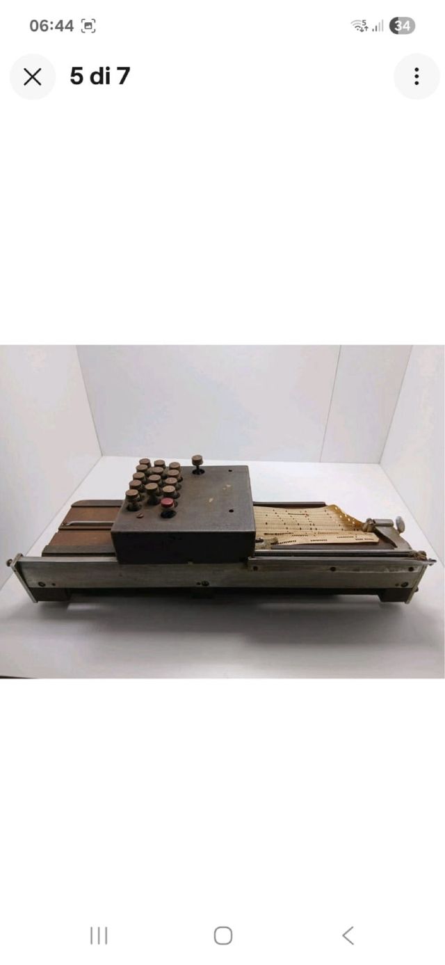 Macchina contabilità BUL UNIS France anni50/60