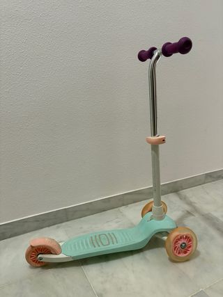 Patinete infantil rosa-azul