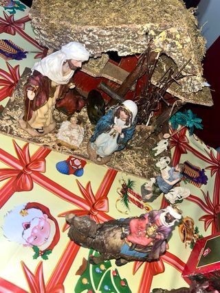 Belén y Reyes Magos resina
