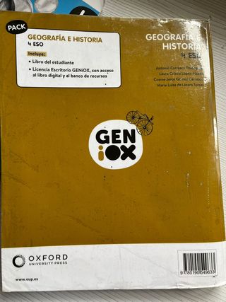 Geografía e Historia 4º ESO. Libro del estudian...