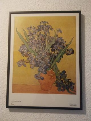 Cuadro lirios Van Gogh