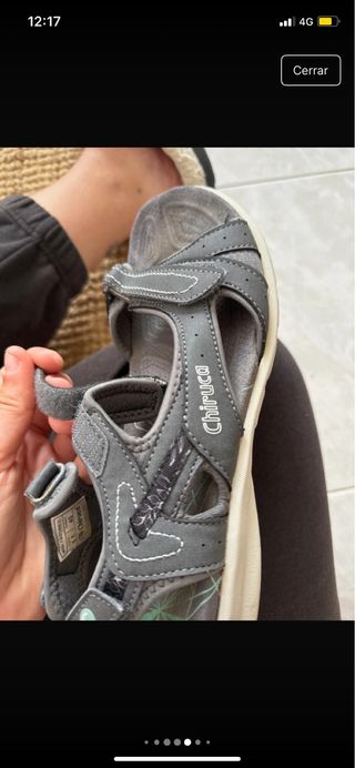 Sandalias Chiruca mujer grises