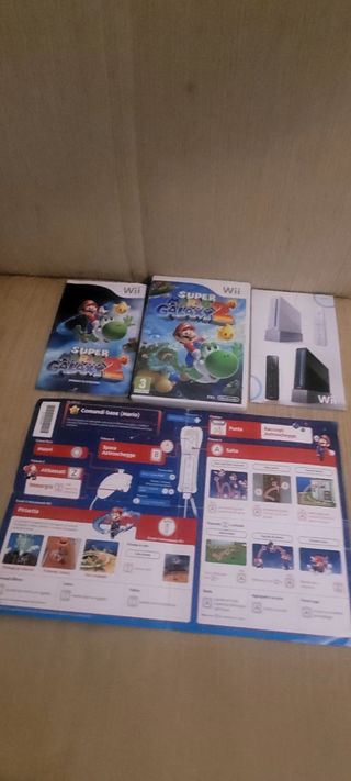 Wii Super Mario Galaxy 2 - solo custodia e manuale