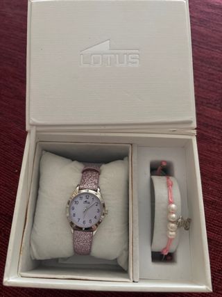 Reloj Lotus niña comunión rosa