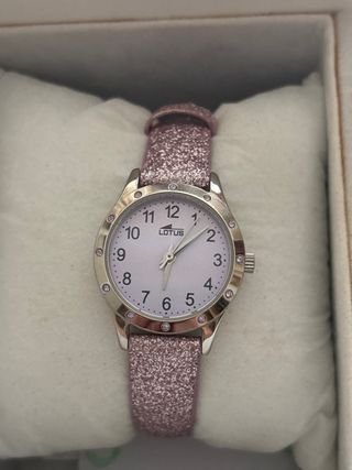 Reloj Lotus niña comunión rosa