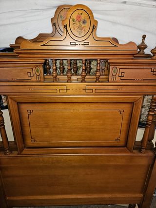 Cabeceros cama madera estilo antiguo