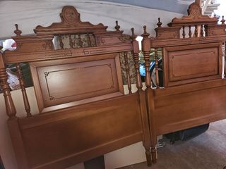 Cabeceros cama madera estilo antiguo