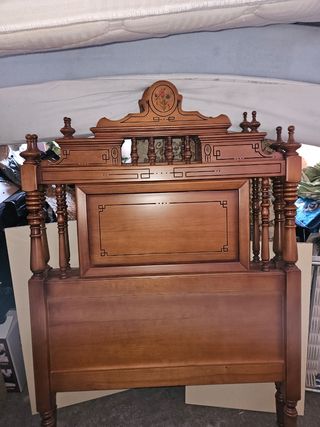 Cabeceros cama madera estilo antiguo