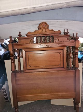 Cabeceros cama madera estilo antiguo