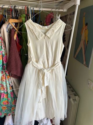 Vestido niña blanco evento