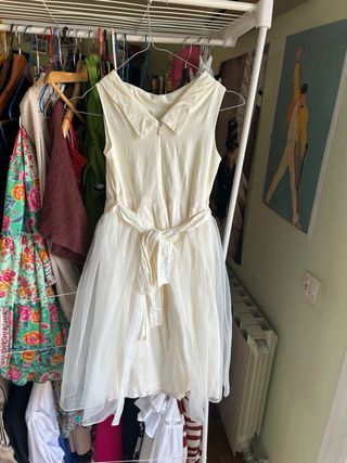 Vestido niña blanco evento