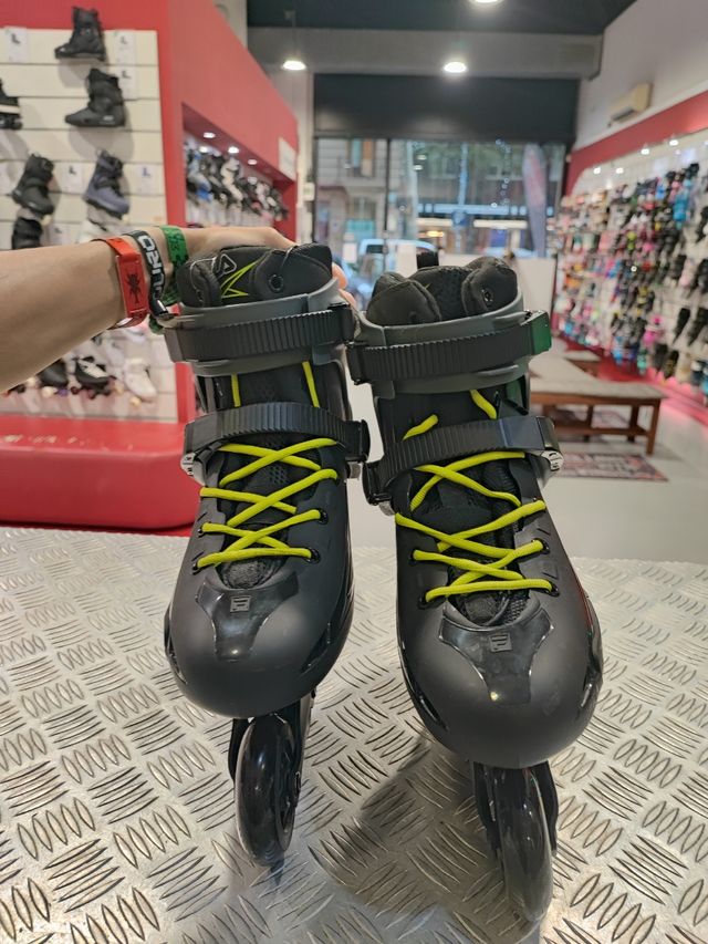Patines FILA Houdini: Negro-Gris-Lima 
