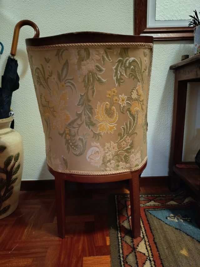 Silla Vintage Madera - Tapiz Floral