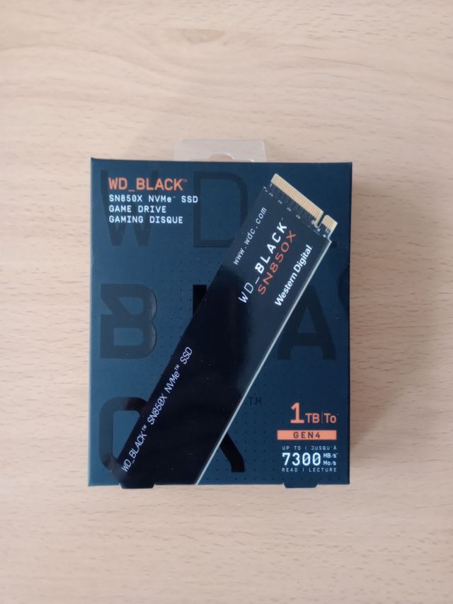 Caja SSD WD_Black SN850X 1TB - NVMe Gen4