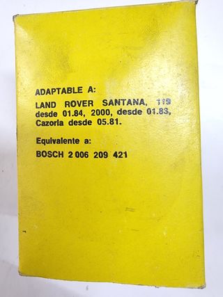 Piñon motor arranque LAND ROVER SANTANA