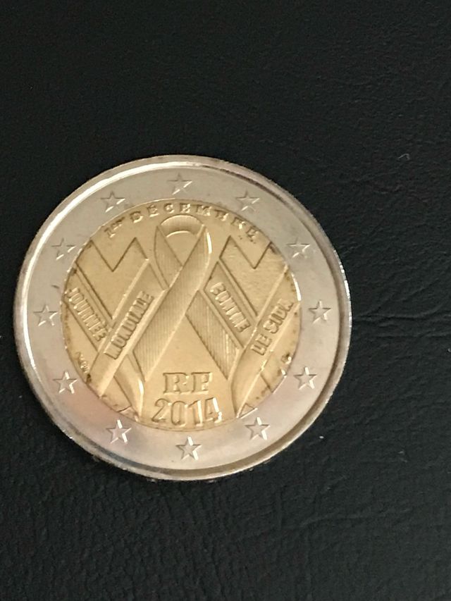 Moneda 2€ Francia 2014: Sida