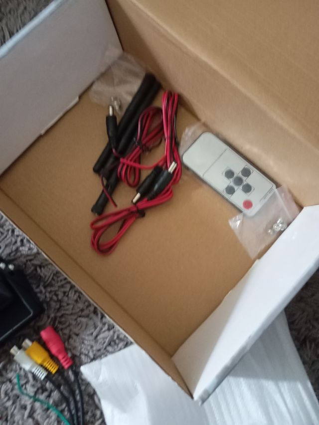 Monitor con cámara delantera y trasera de 7"