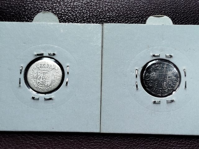 2 Medios Reales de plata Fernando VI (1746-1752)