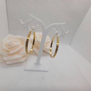 Aros dorados | Pendientes Greca