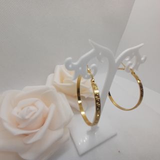 Aros dorados | Pendientes Greca