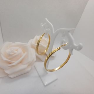 Aros dorados | Pendientes Greca