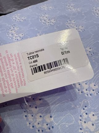 Tutina neonato Pastello