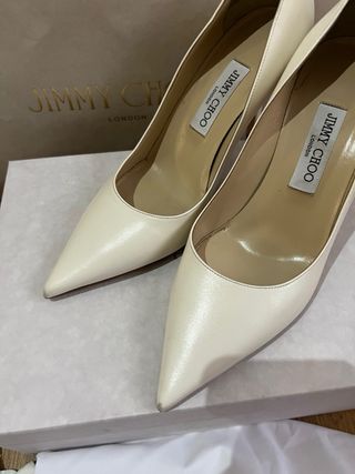 Tacones Jimmy Choo beige