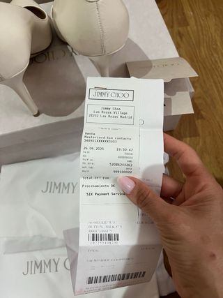 Tacones Jimmy Choo beige