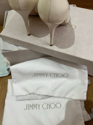 Tacones Jimmy Choo beige