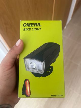 Luz trasera y delantea bicicleta