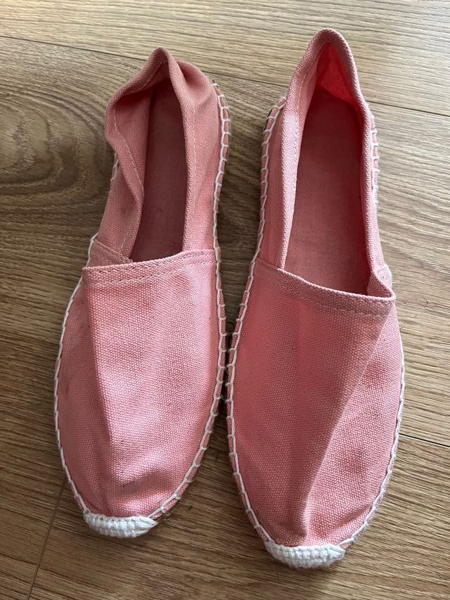 Alpargatas rosa mujer - talla 39
