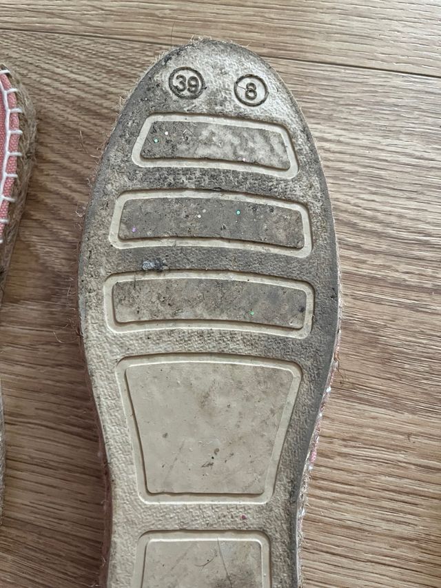 Alpargatas rosa mujer - talla 39