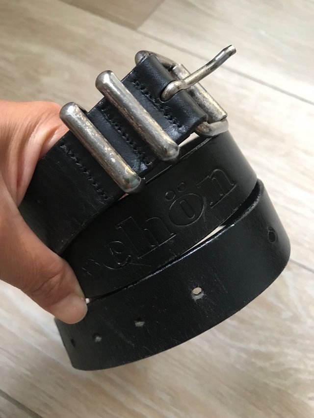 Cintura in vera pelle nera tgS - Mila Schön