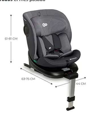 Silla coche Kinderfraft- Gris