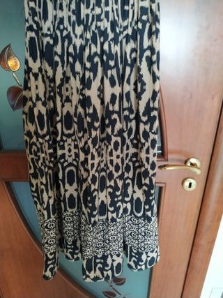 Abito estivo Oltre beige e nero