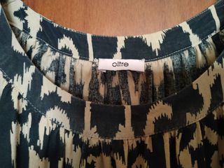 Abito estivo Oltre beige e nero
