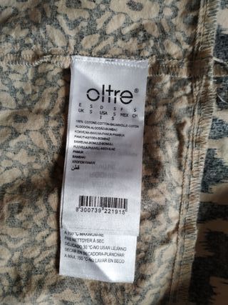 Abito estivo Oltre beige e nero