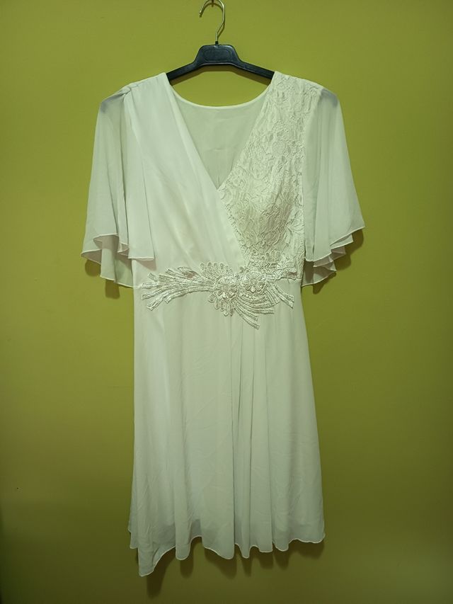 Vestido blanco encaje