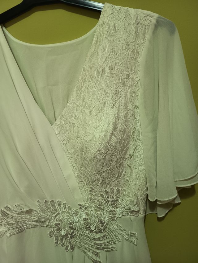 Vestido blanco encaje