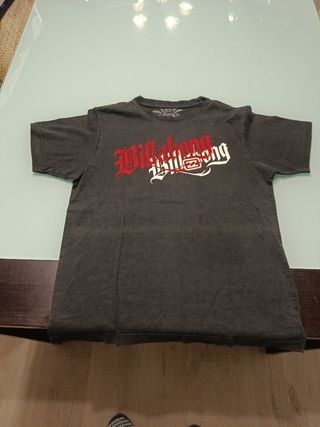 Camiseta Billabong negra y roja