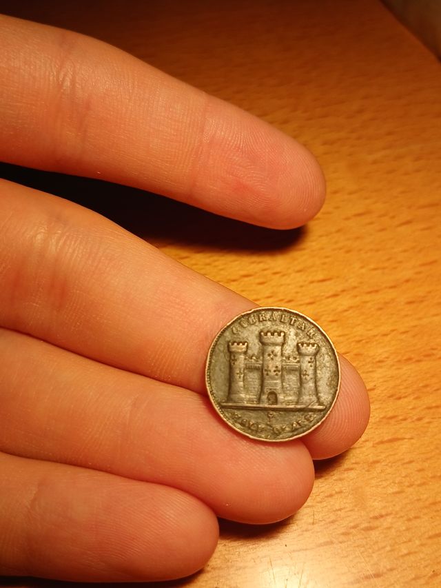 1/2 quarto 1842 Gibraltar