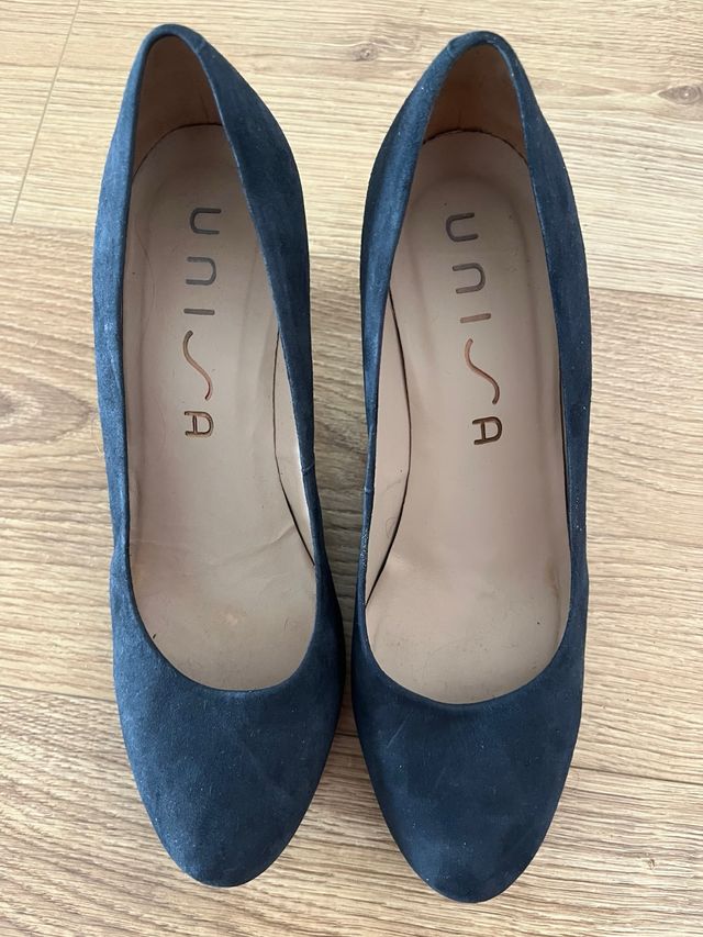 Tacones Unisa azul marino 38