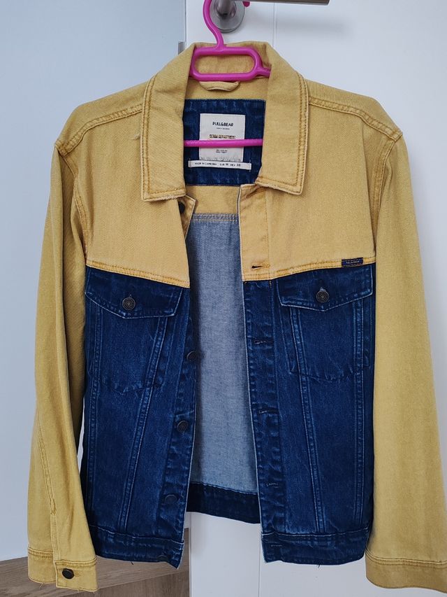 Cazadora vaquera Pull & Bear bicolor