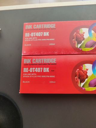 2 Cartuchos Epson T407 BK - 220ml