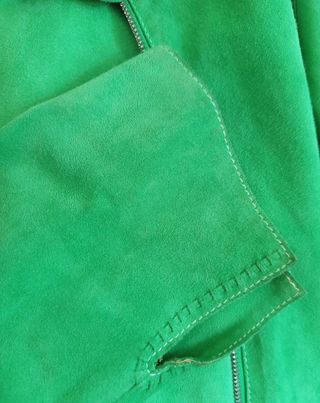 Giubbotto verde La Matta scamosciato