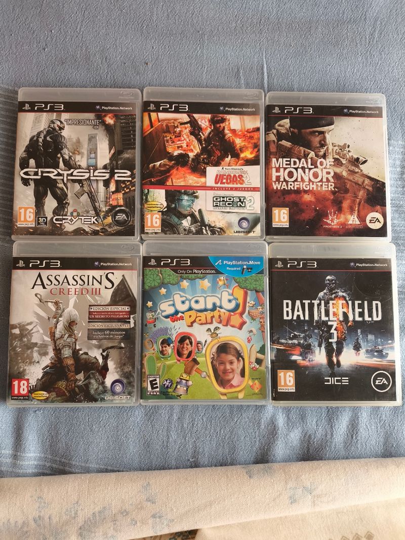 Imagen de 6 Juegos PS3 - Crysis 2, Battlefield 3...