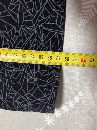 Vestido negro gris - geométrico