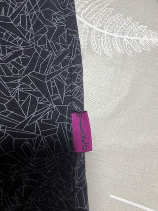 Vestido negro gris - geométrico