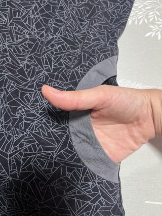 Vestido negro gris - geométrico