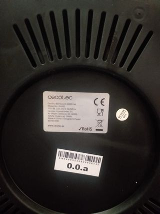 Freidora Cecotec: Aire caliente
Negociable.